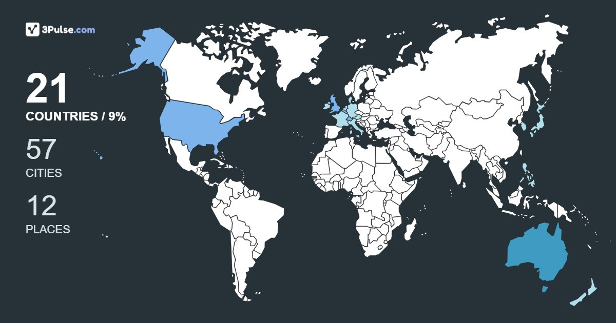2efc7b3's Travel Map Image