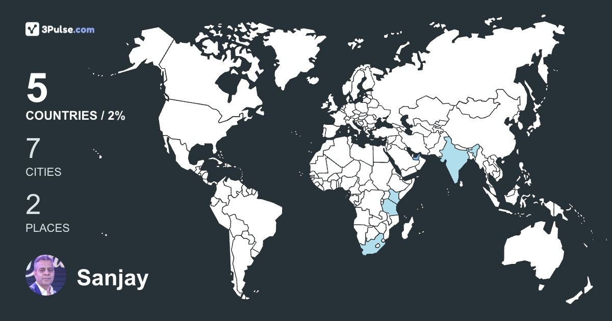 Изображение Карты путешествий Sanjay Dhamija
