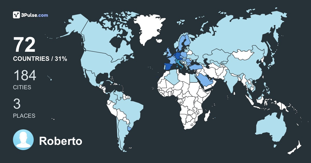 Изображение Карты путешествий Roberto Martinez