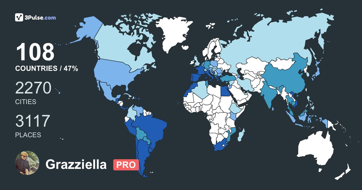 Grazziella Debbane's Travel Map Image