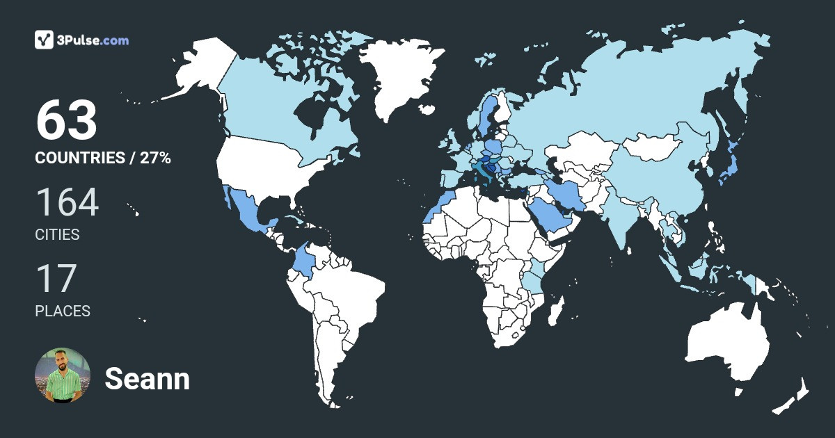 Изображение Карты путешествий Seann Seann