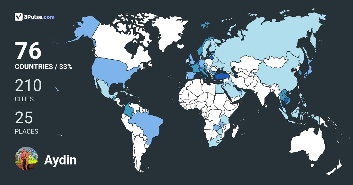 Изображение Карты путешествий Aydin Gencler