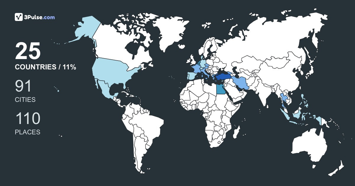 302153f's Travel Map Image