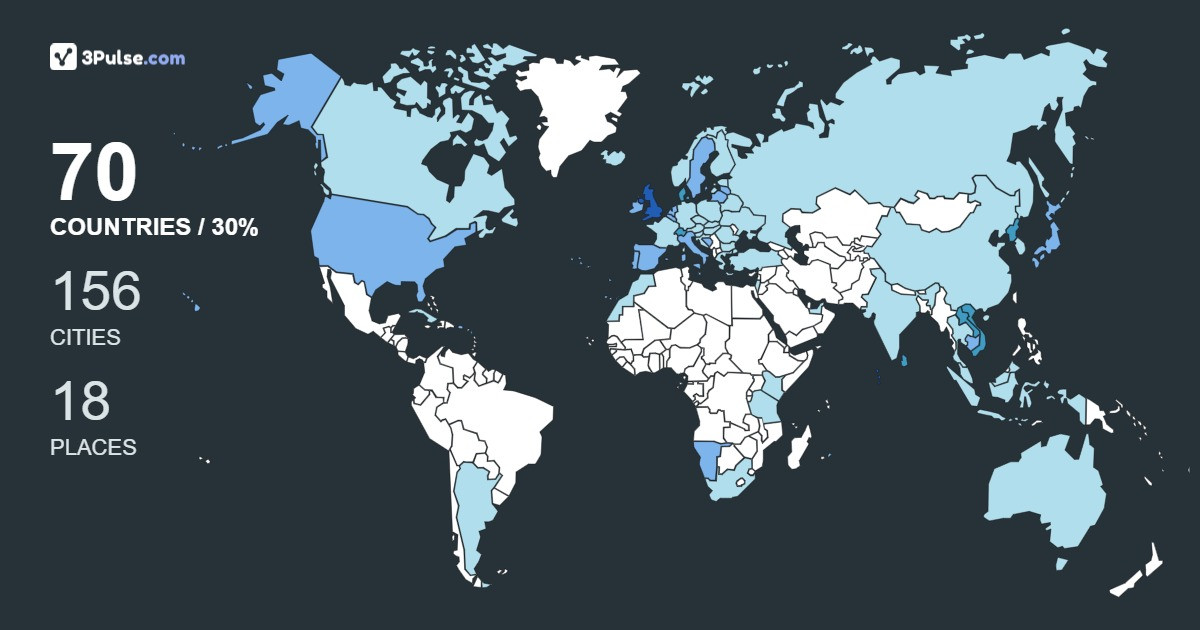 caca658's Travel Map Image