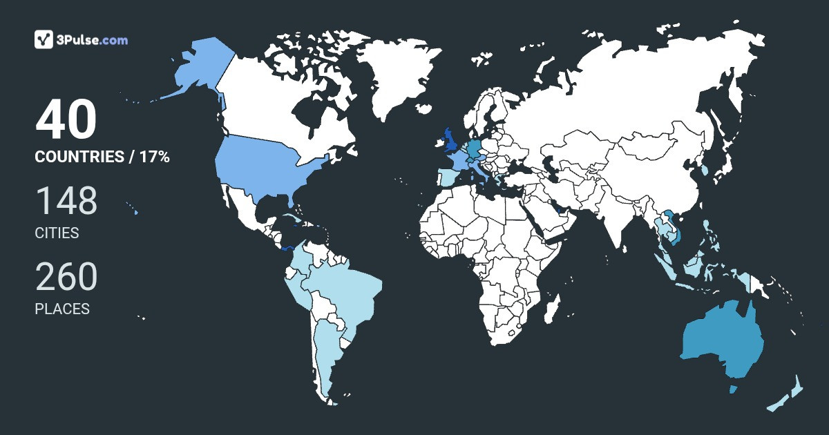 4a47122's Travel Map Image