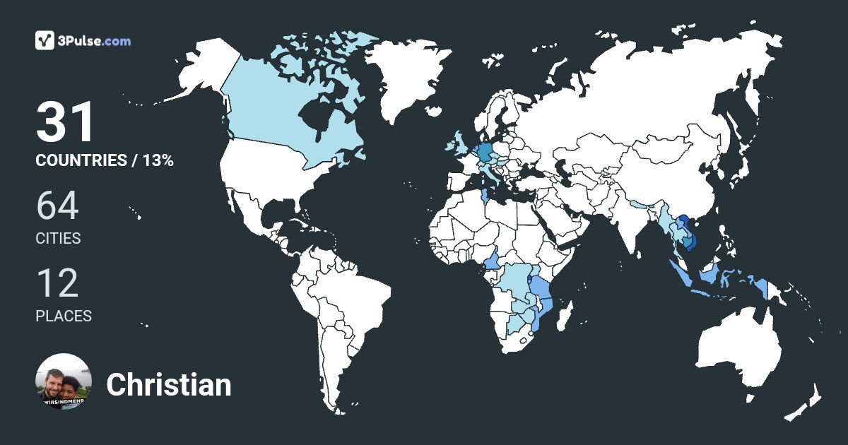 Изображение Карты путешествий Christian Grajek