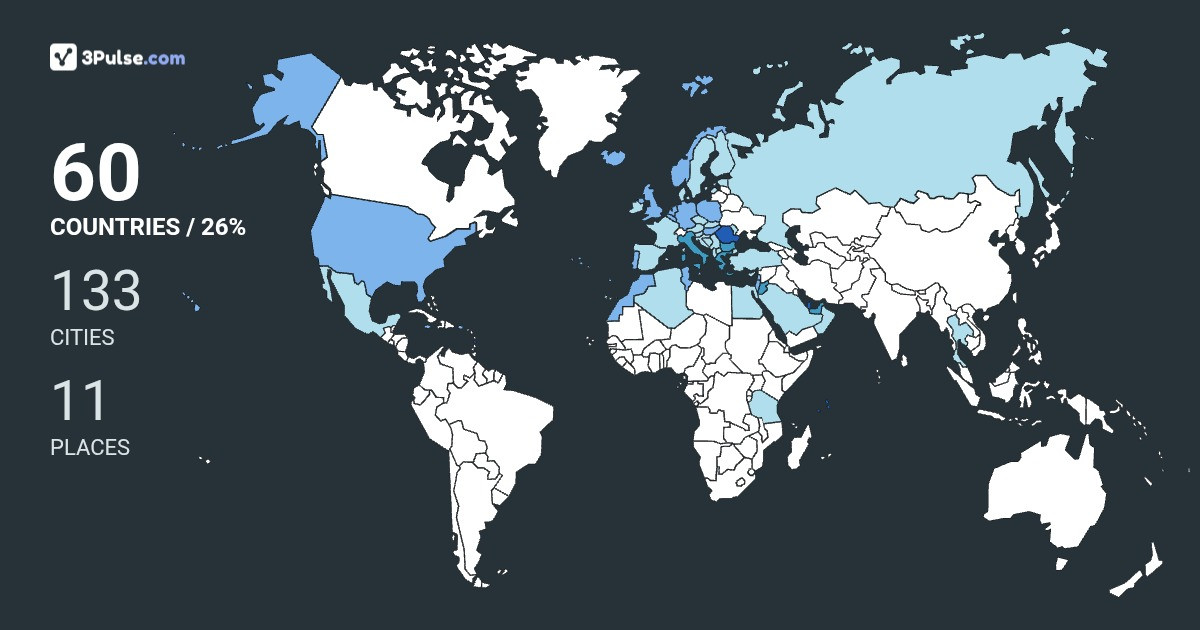 a60b4d8's Travel Map Image