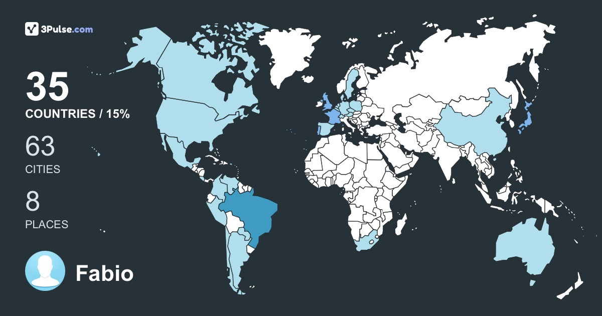 Изображение Карты путешествий Fabio Yo a