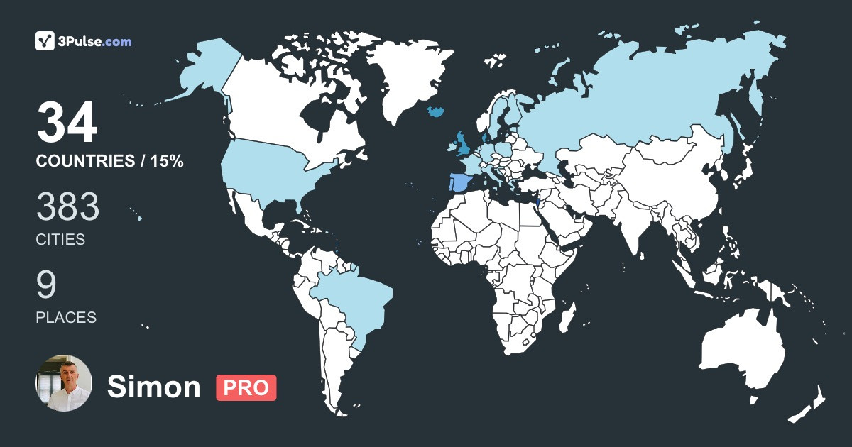 Изображение Карты путешествий Simon Marsh