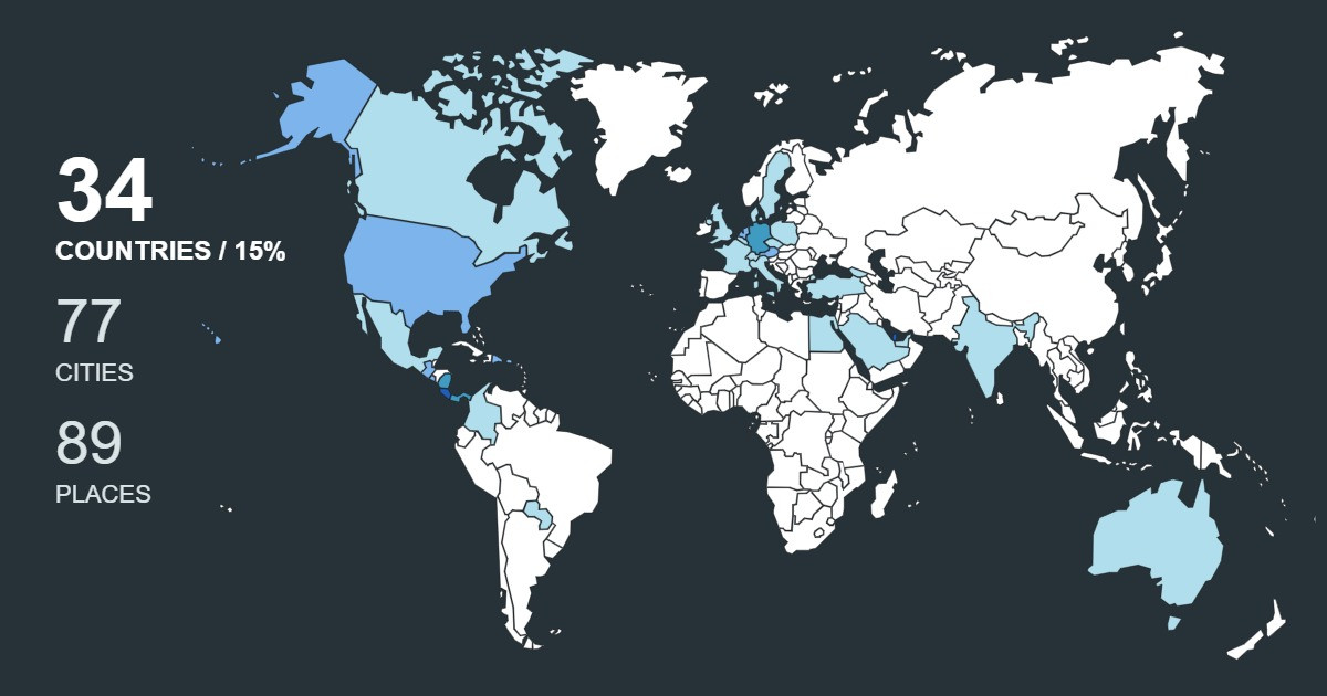 412d28c's Travel Map Image