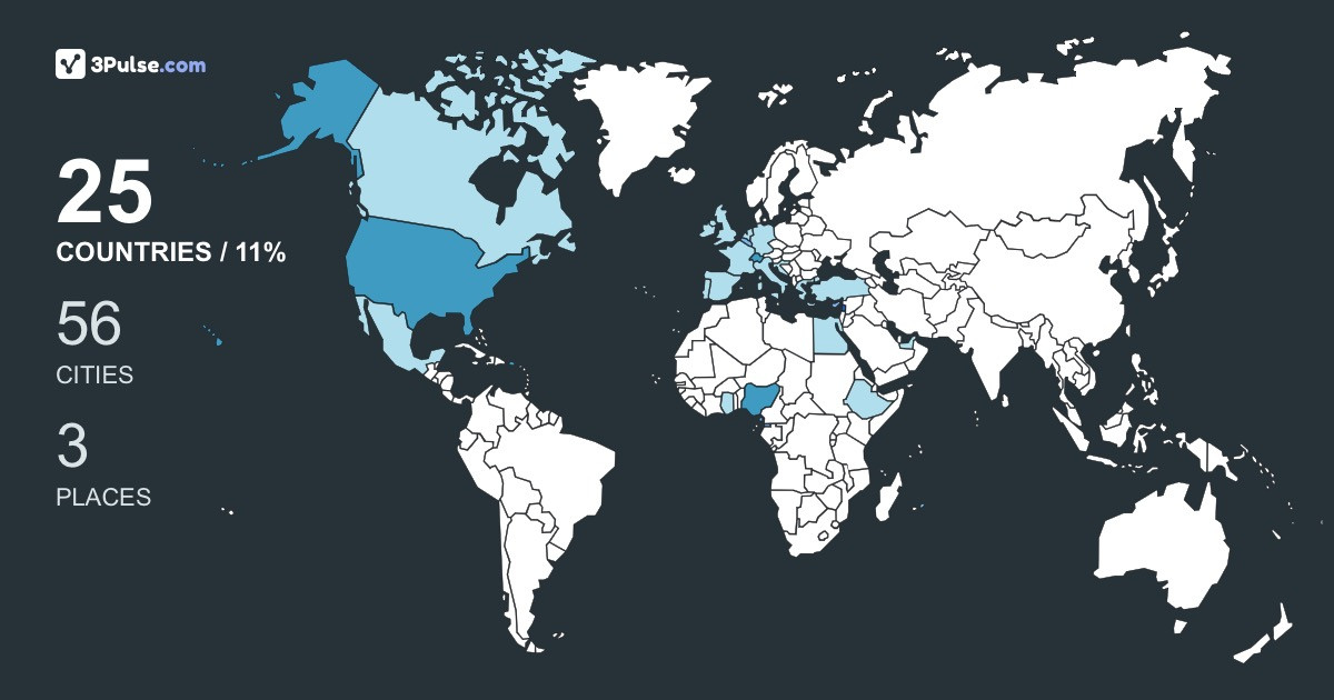 Elio Habis's Travel Map Image