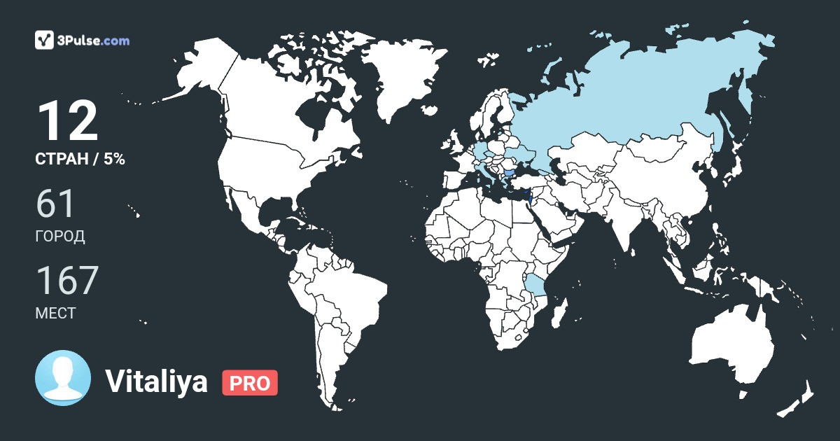 Изображение Карты путешествий Vitaliya