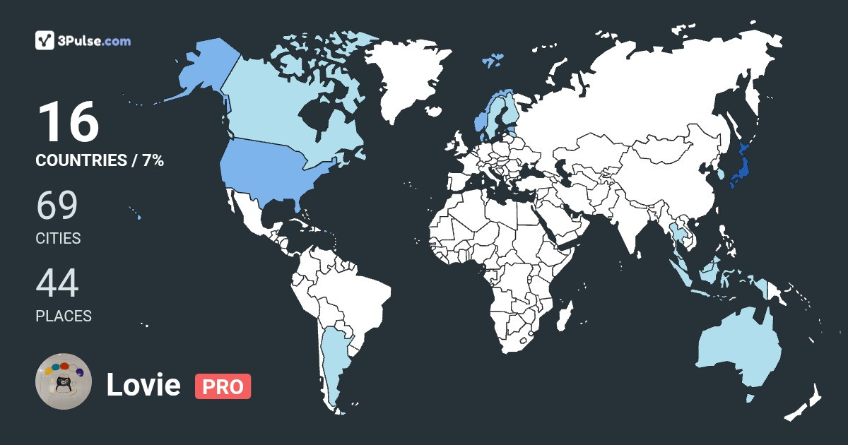 Изображение Карты путешествий Lovie