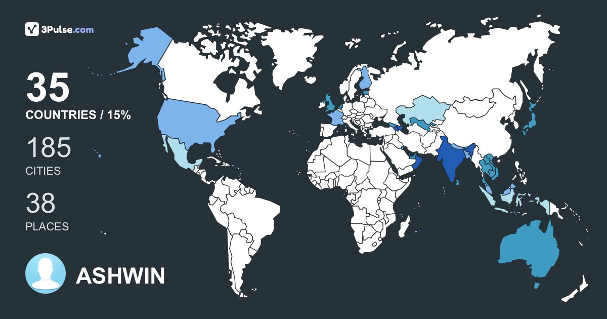 Изображение Карты путешествий ASHWIN RAMESH
