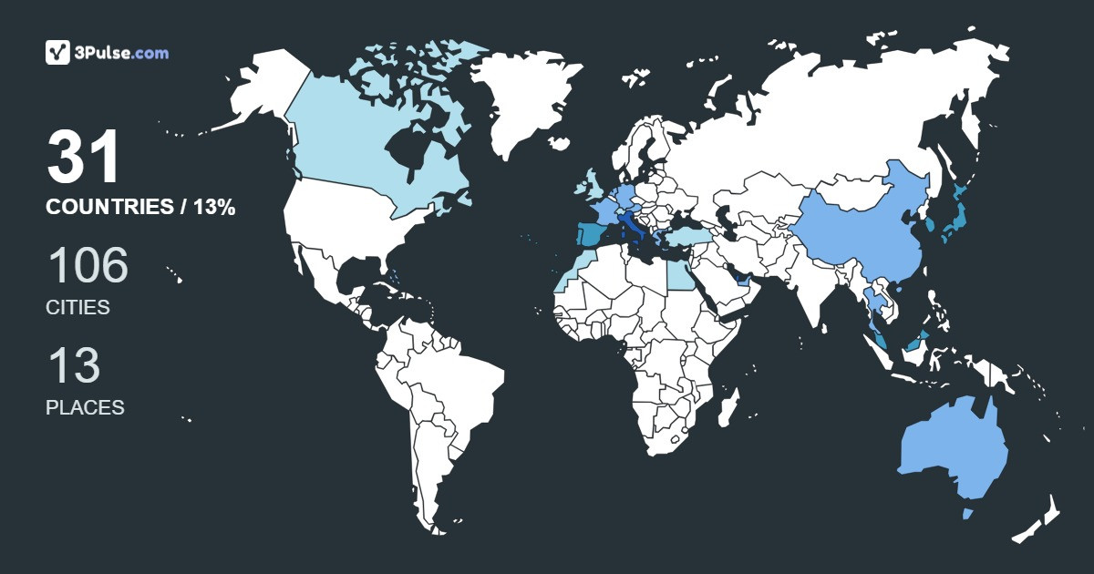 9a335ab's Travel Map Image