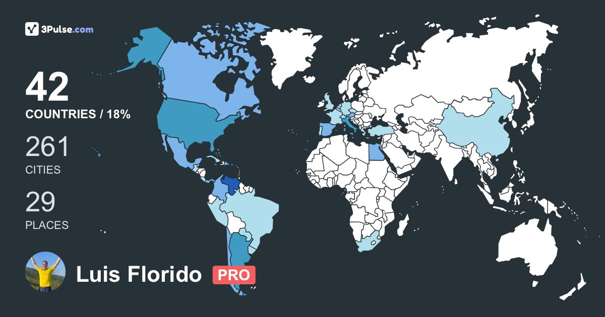 Изображение Карты путешествий Luis Florido luisflo