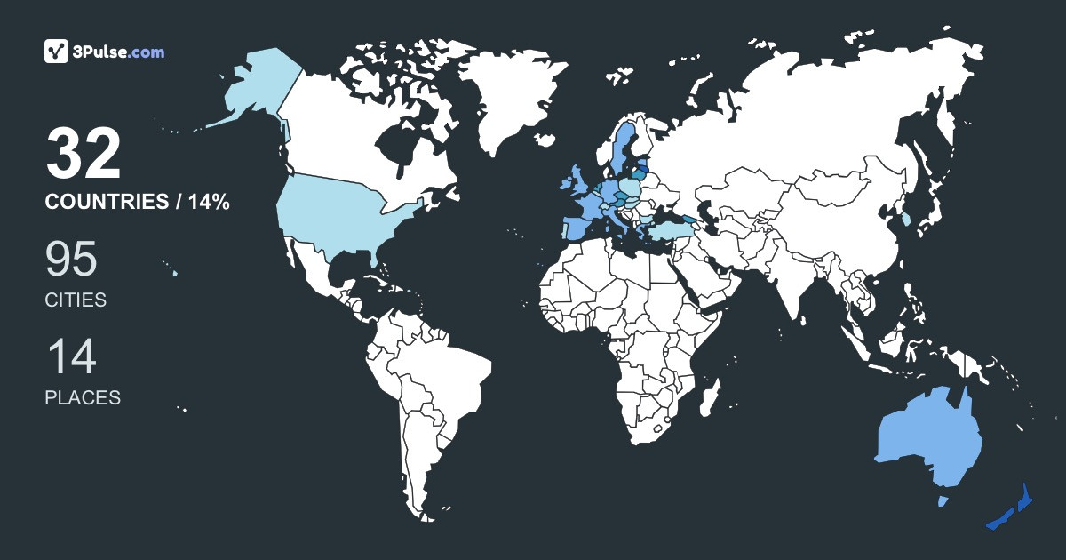 e23c7c8's Travel Map Image