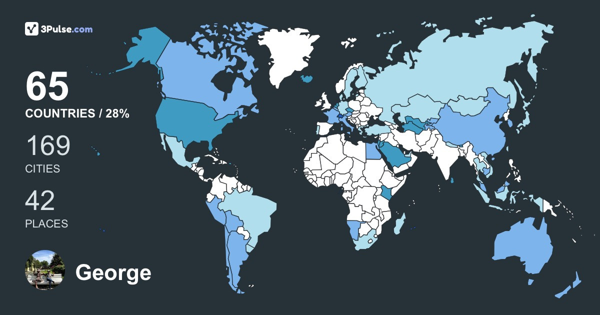 Изображение Карты путешествий George Hsu