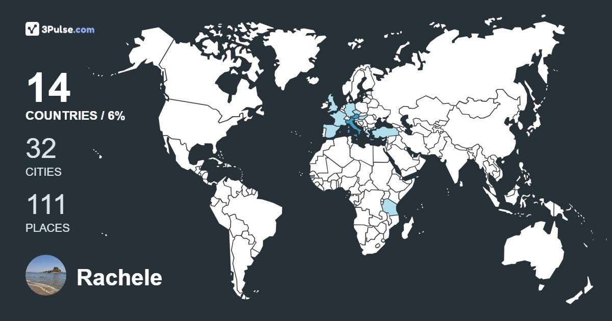 Rachele Bertucci's Travel Map Image