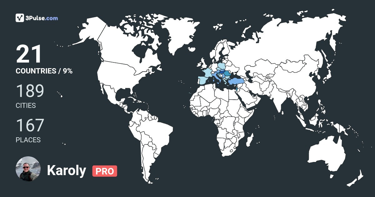 Изображение Карты путешествий Karoly Furu