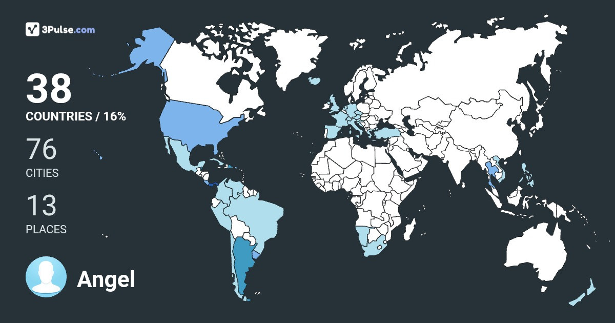 Изображение Карты путешествий Angel HEPBURN