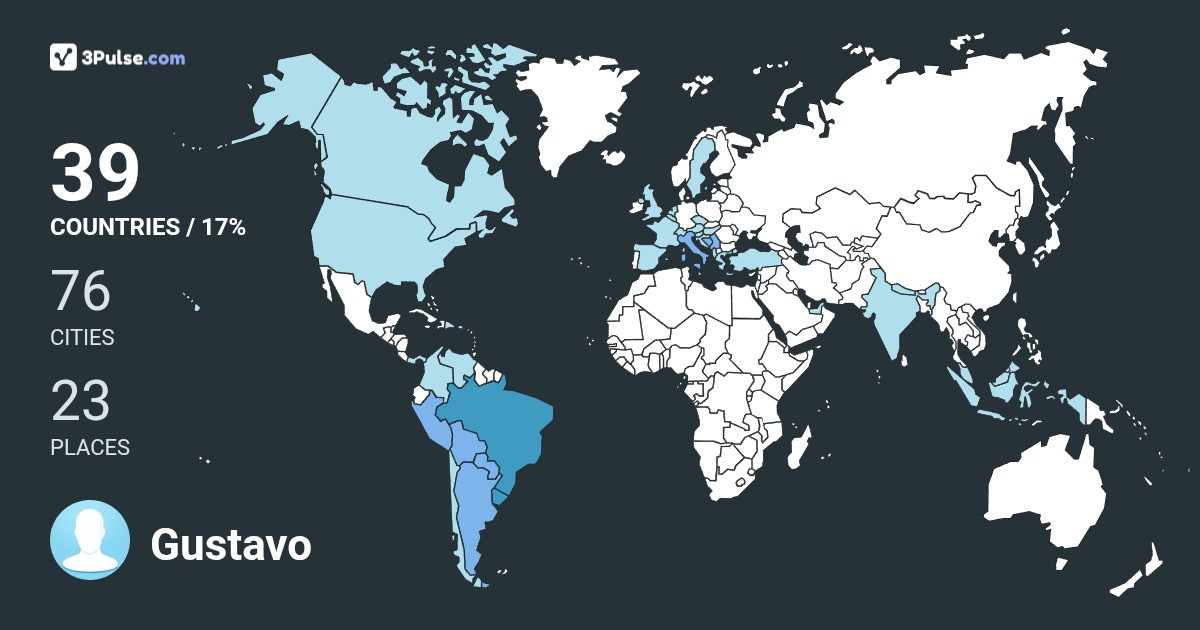 Изображение Карты путешествий Gustavo Hecker