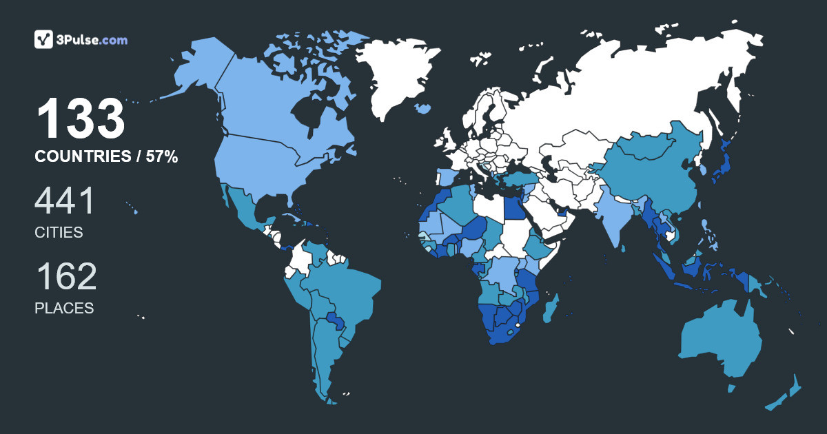 Elsa Gneza's Travel Map Image