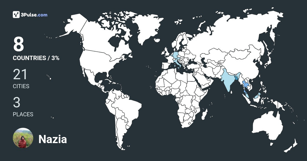 Изображение Карты путешествий Nazia Nahid