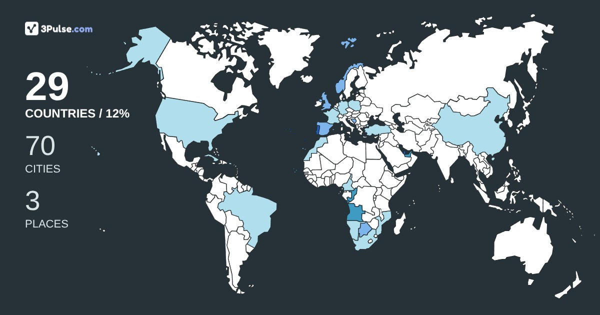 d8769c2's Travel Map Image