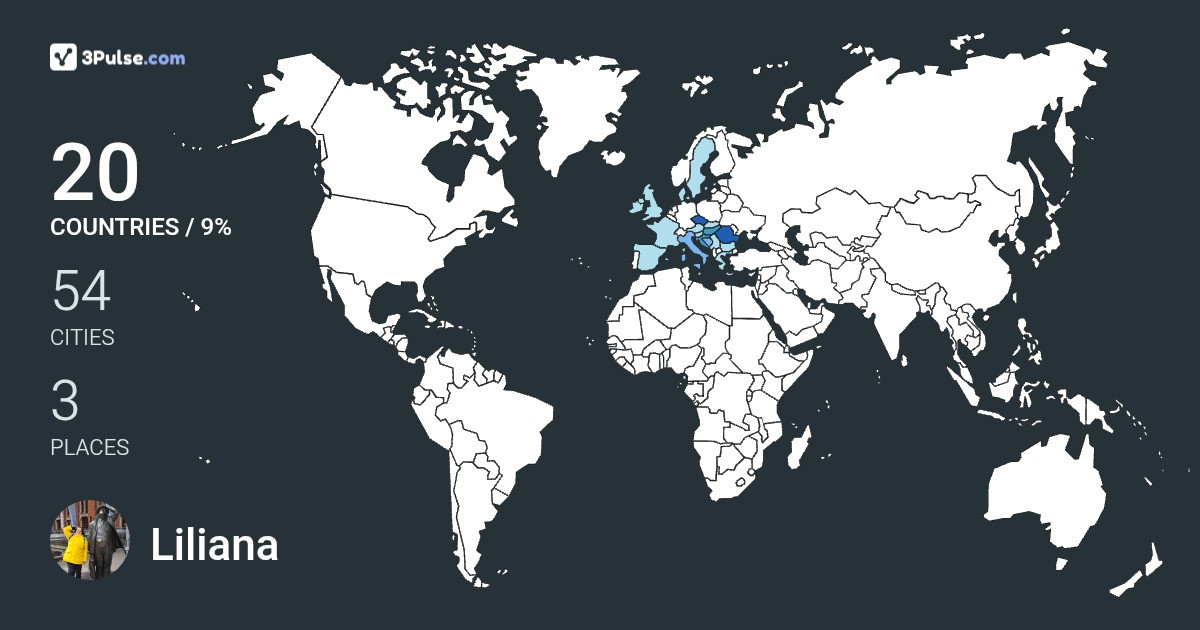 Изображение Карты путешествий Liliana Tataru