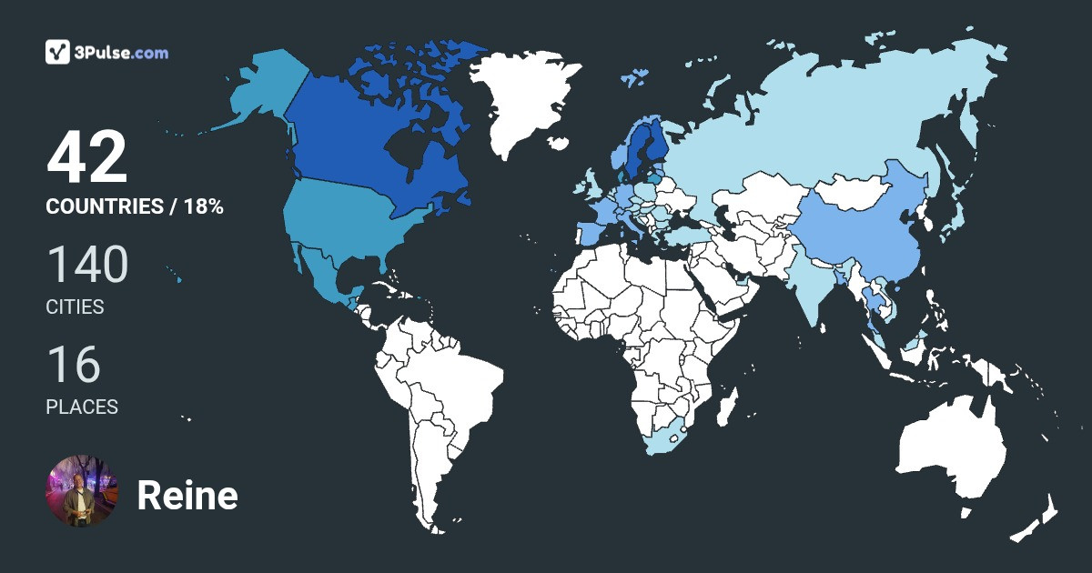 Изображение Карты путешествий Reine Karlsson