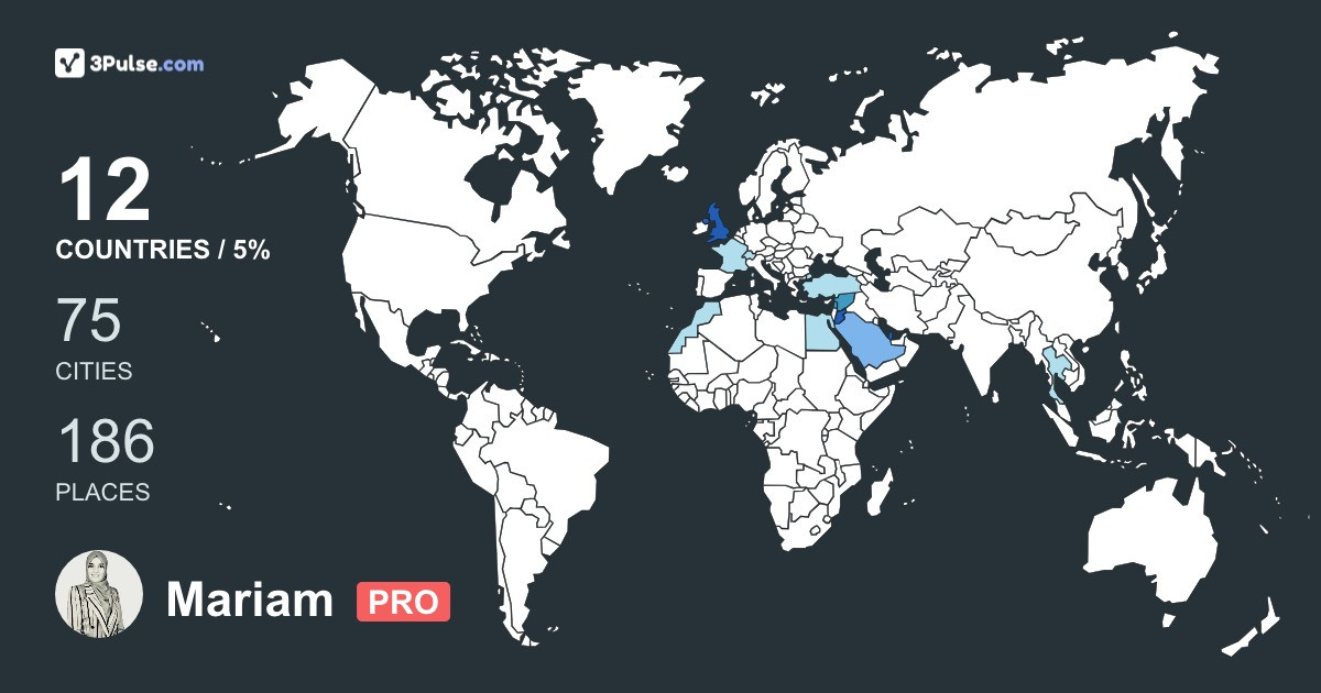 Изображение Карты путешествий Mariam Alisi