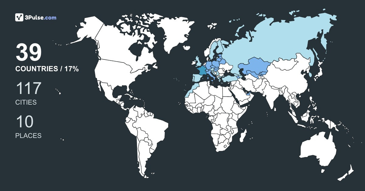 8f0a4ea's Travel Map Image