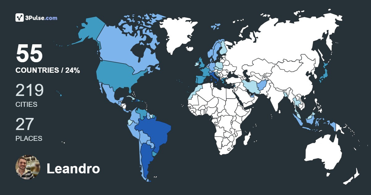 Изображение Карты путешествий Leandro Teixeira