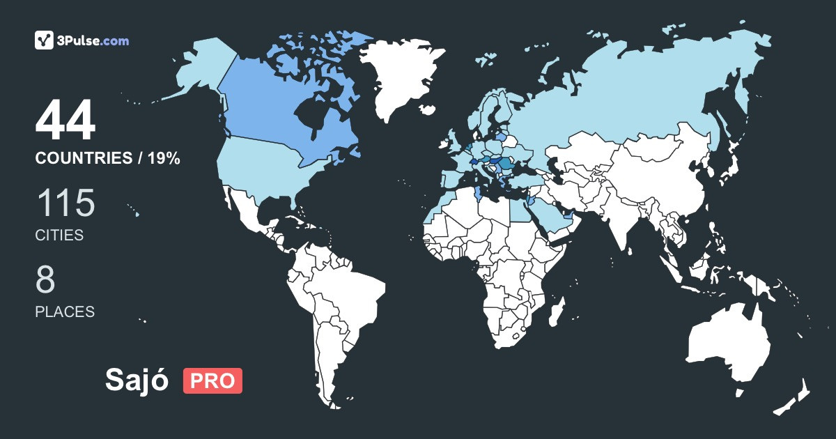 Изображение Карты путешествий Sajó Norbert