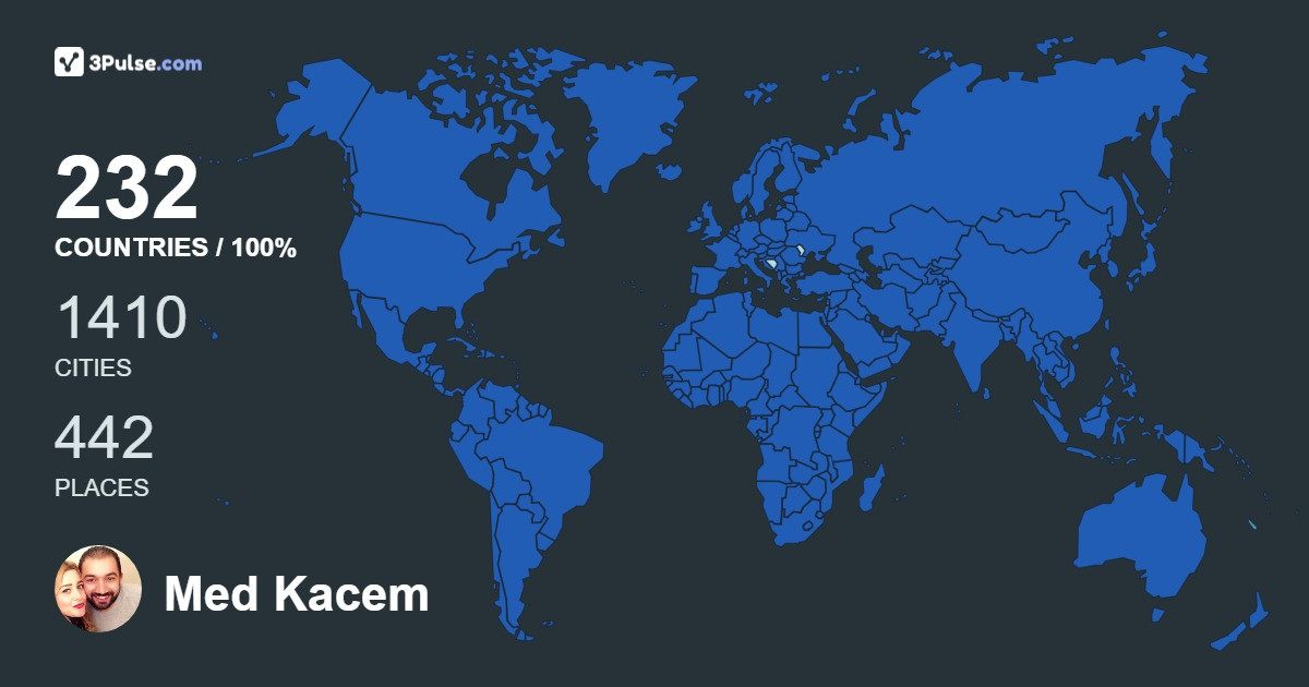 Изображение Карты путешествий Med Kacem Aissaoui