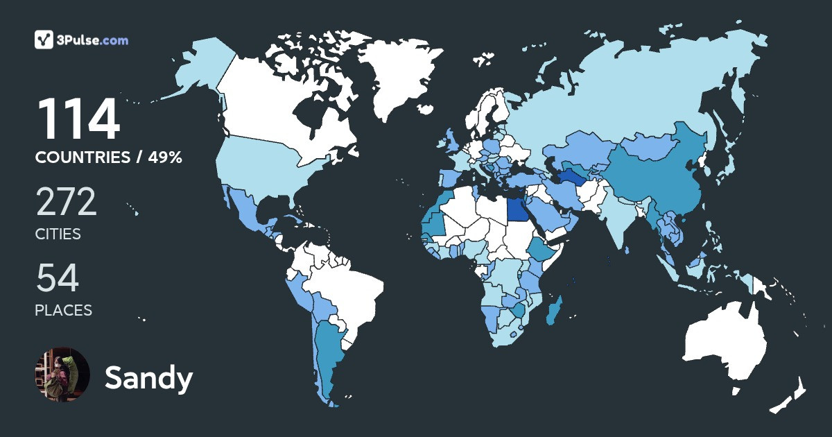 Изображение Карты путешествий Sandy Kong