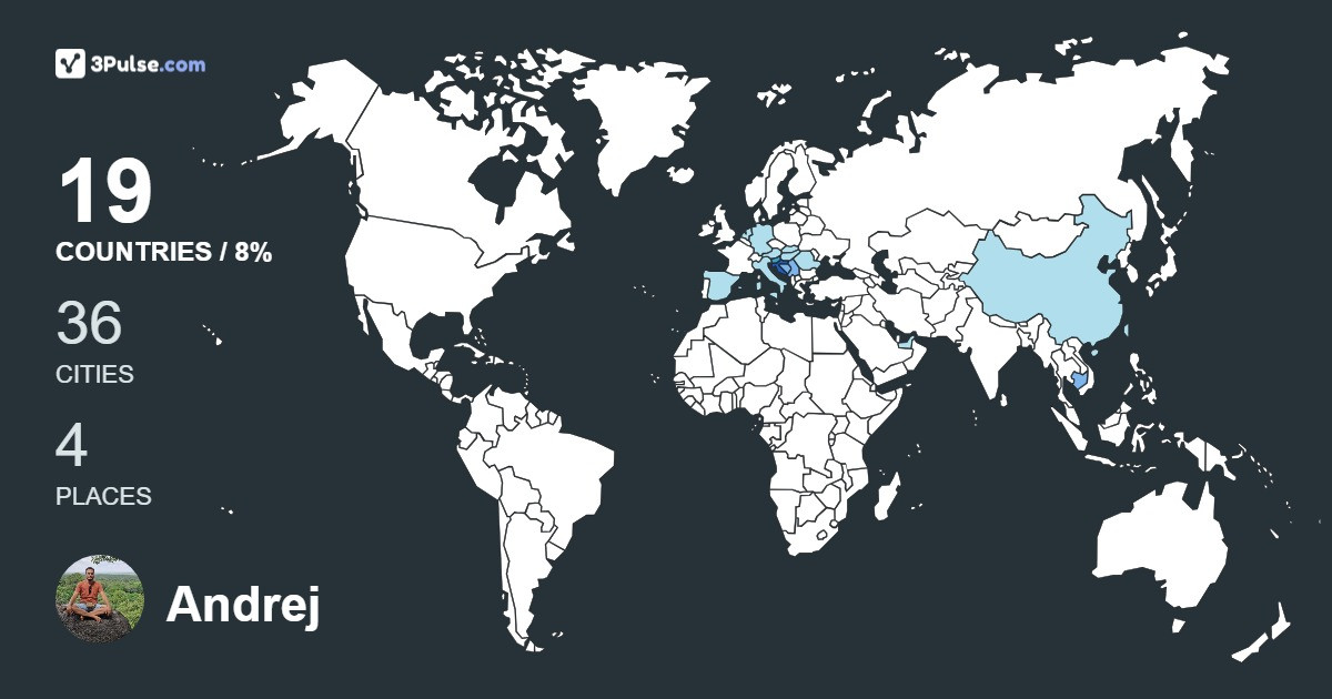 Изображение Карты путешествий Andrej Marinčić