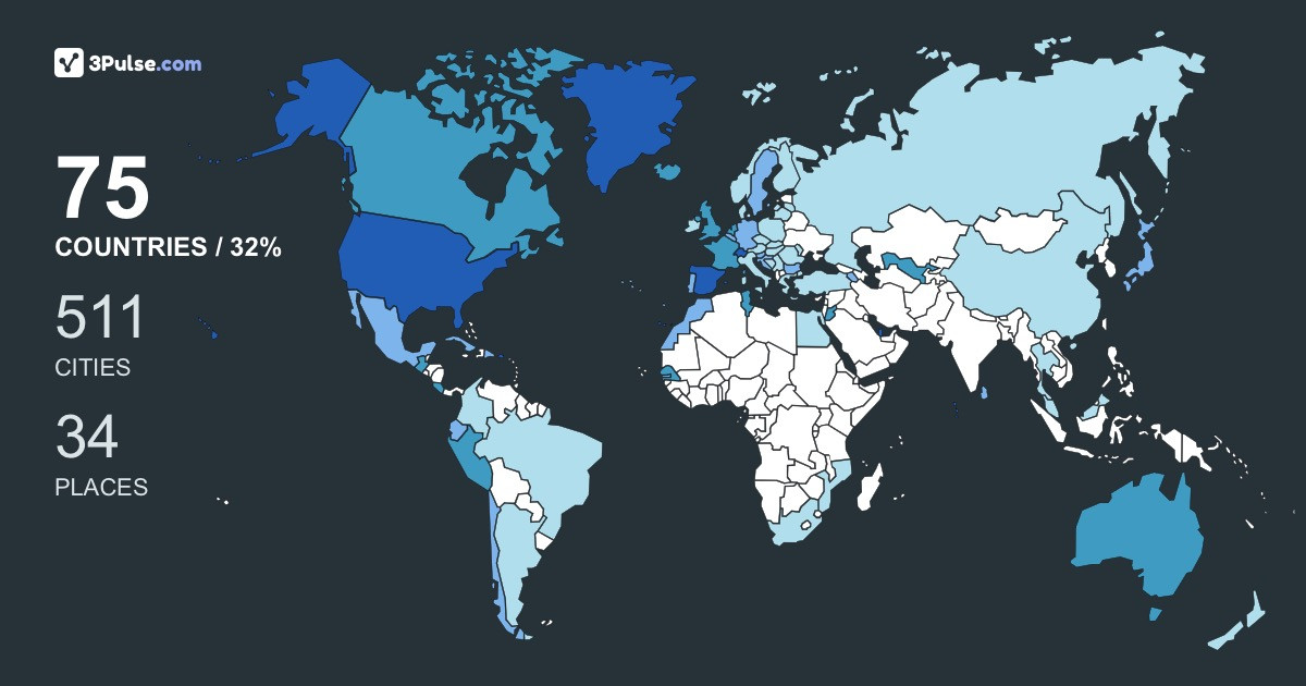 dac8dd1's Travel Map Image