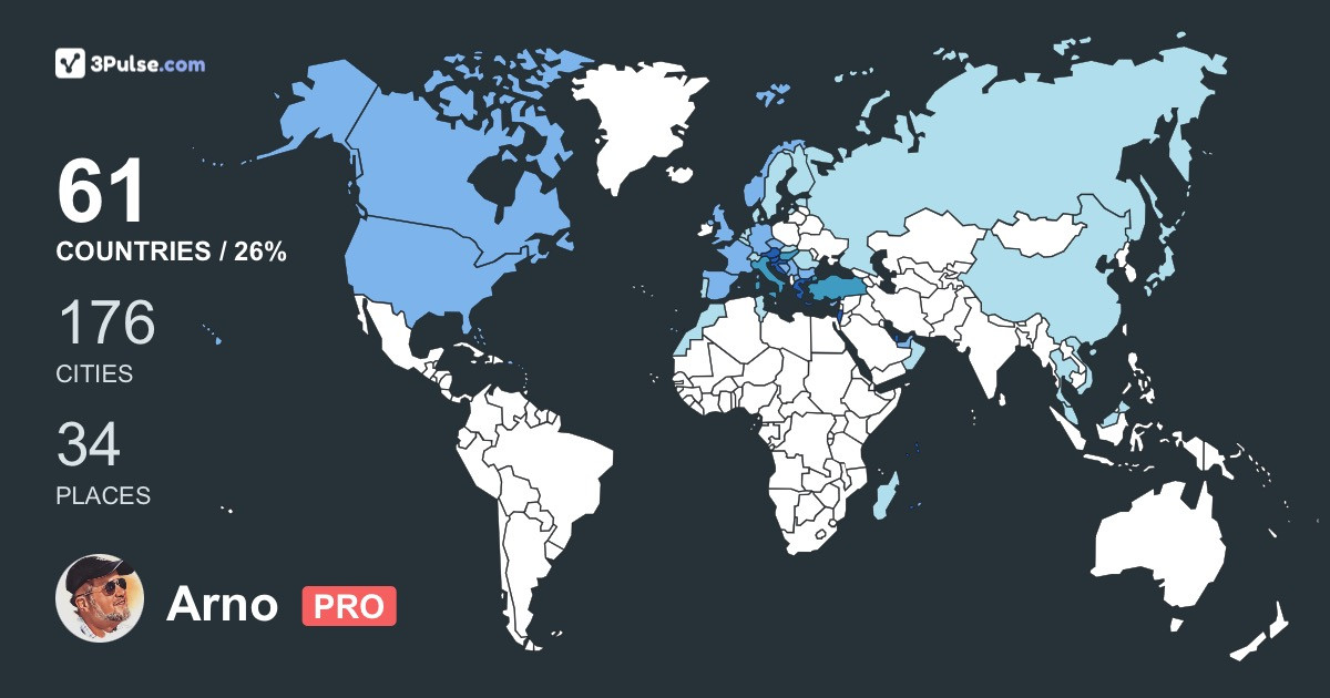 Изображение Карты путешествий Arno Heinzel