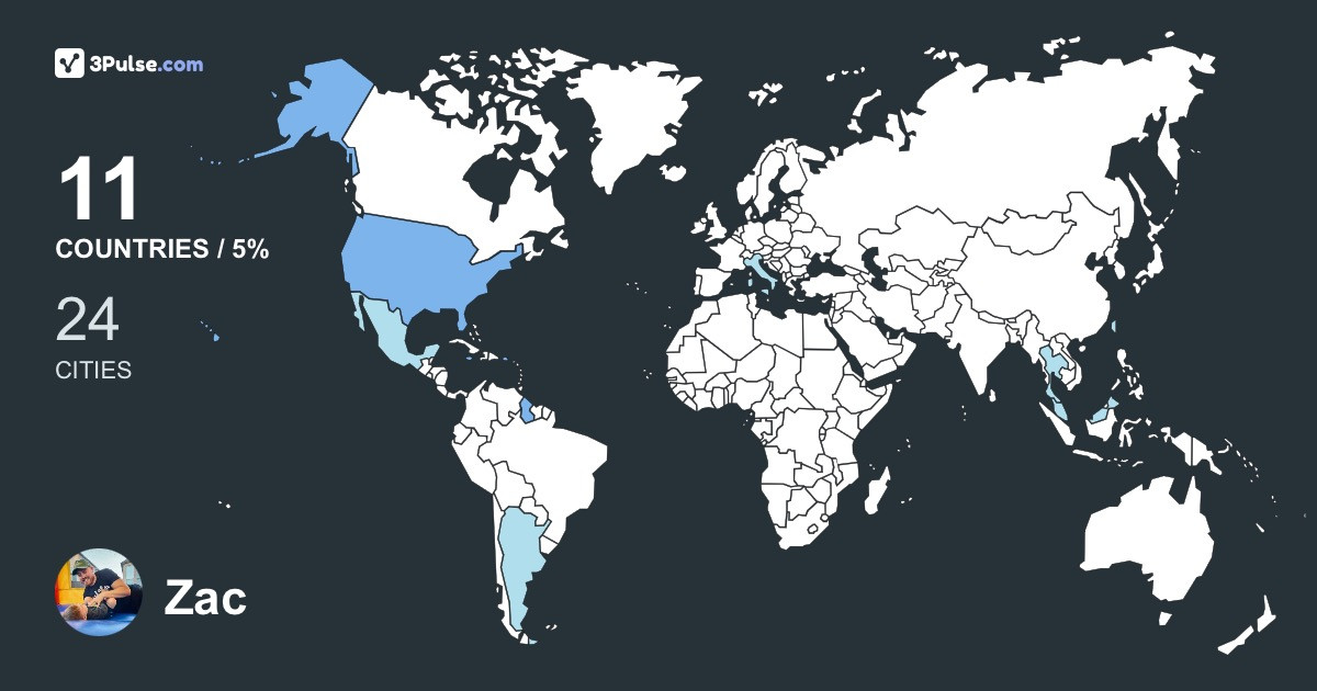 Изображение Карты путешествий Zac Zielinski
