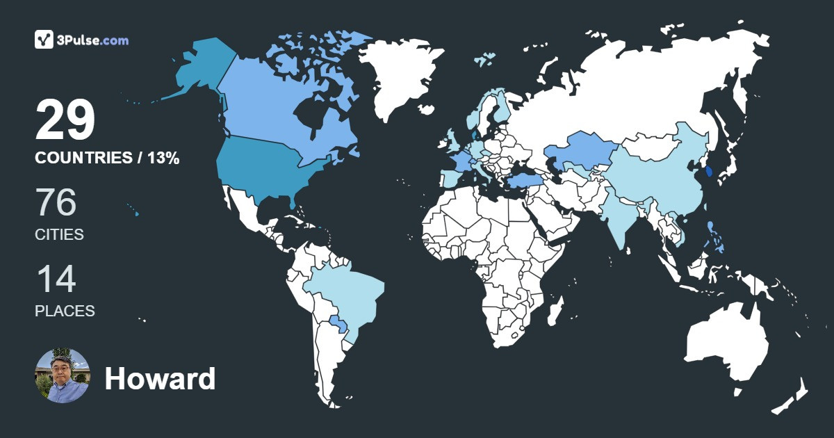 Изображение Карты путешествий Howard Park