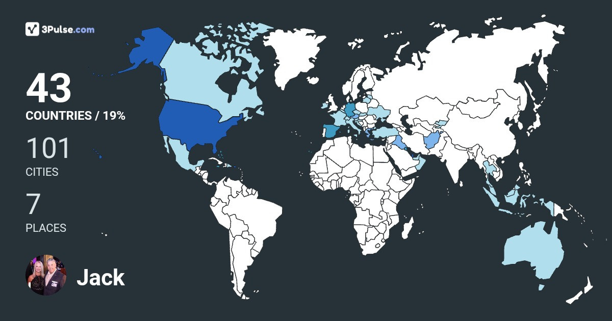 Изображение Карты путешествий Jack De Madrid