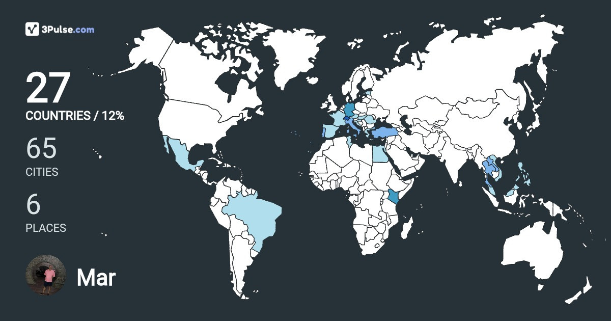 Изображение Карты путешествий Mar Tin