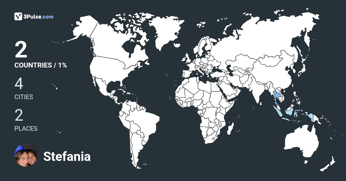 Stefania Zampella's Travel Map Image
