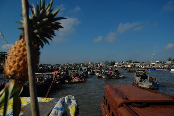 Жизнь на воде — дельта Меконга во Вьетнаме.