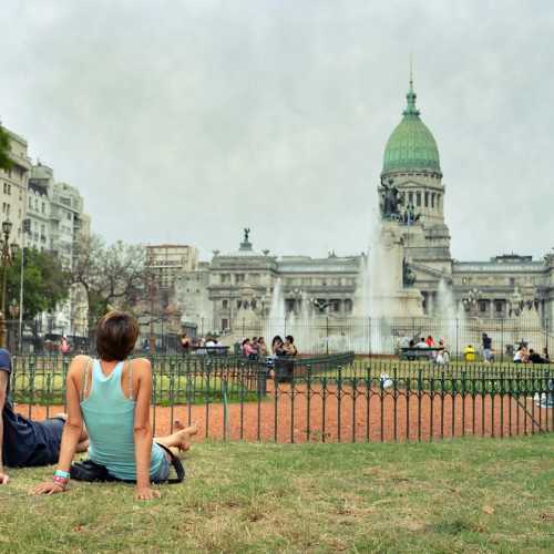 Обычный день в столице Аргентины Буэнос-Айресе.