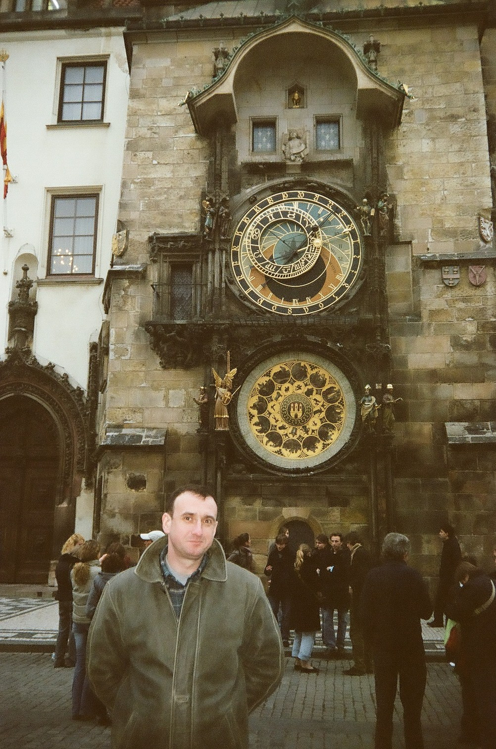Прага, площадь с часами