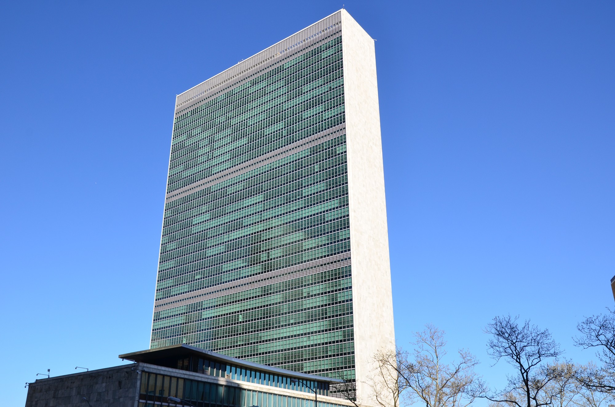 Здании ООН