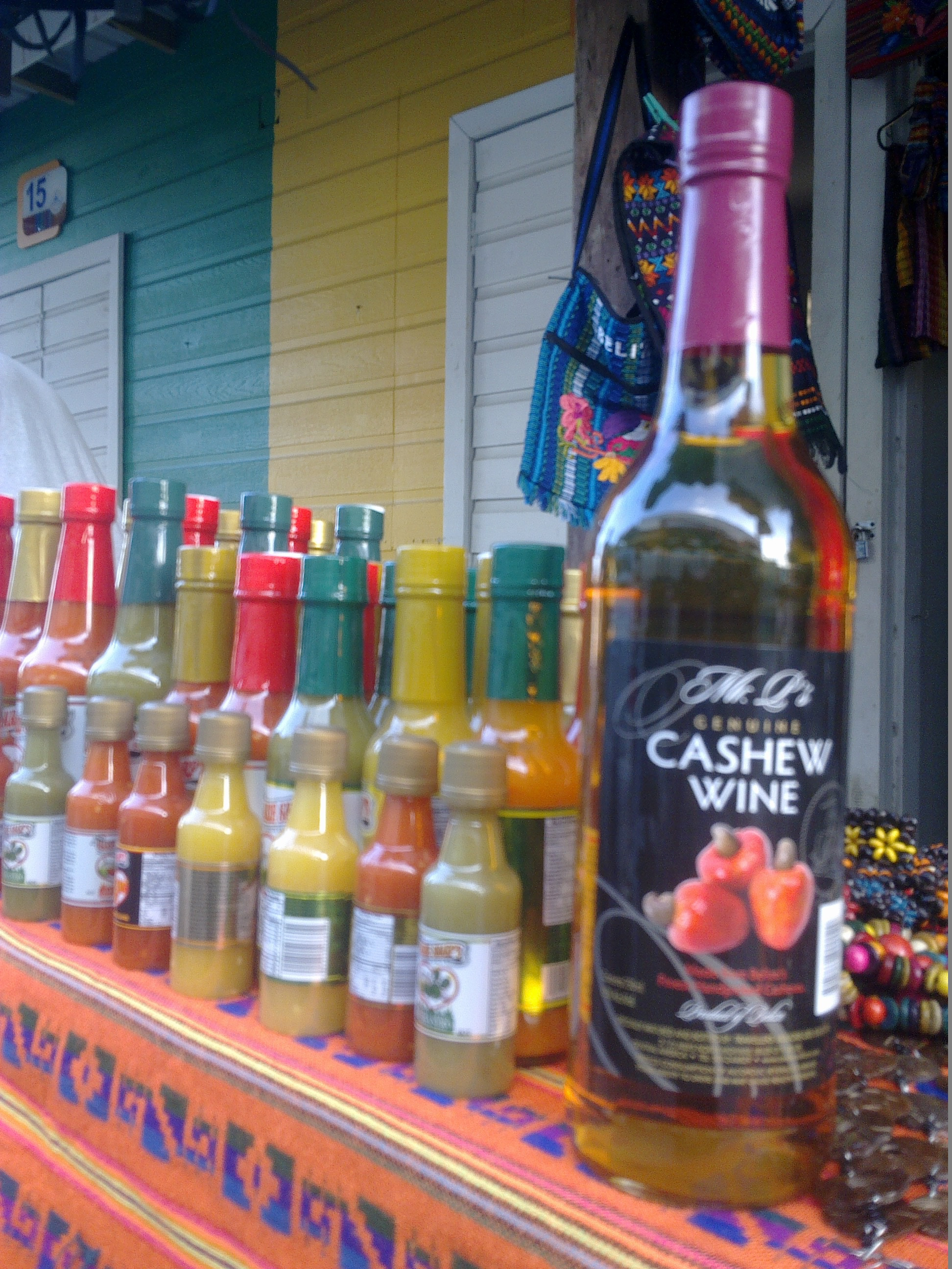 Cashew wine (Belize City)